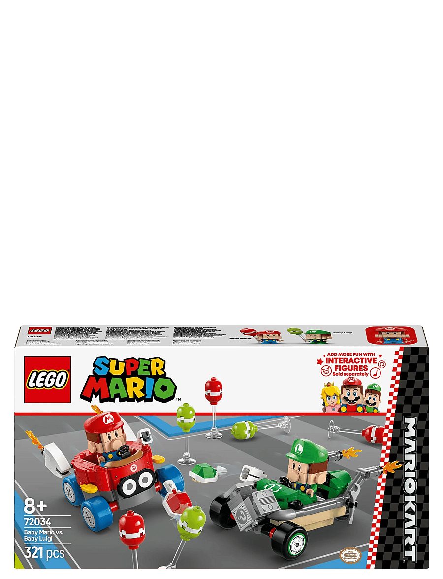 LEGO - Super Mario™: Mario Kart™ – Baby Mario vs. Baby Luigi Toy 72034 - lego super mario™ - multi - 4