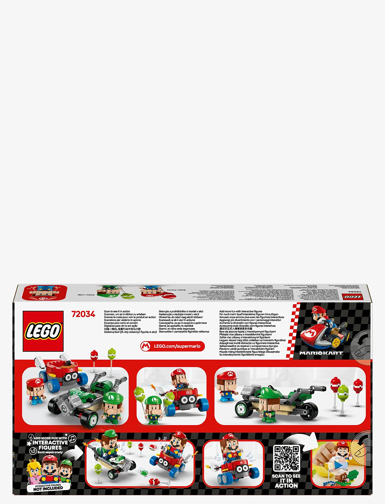LEGO - Super Mario™: Mario Kart™ – Baby Mario vs. Baby Luigi Toy 72034 - lego super mario™ - multi - 5