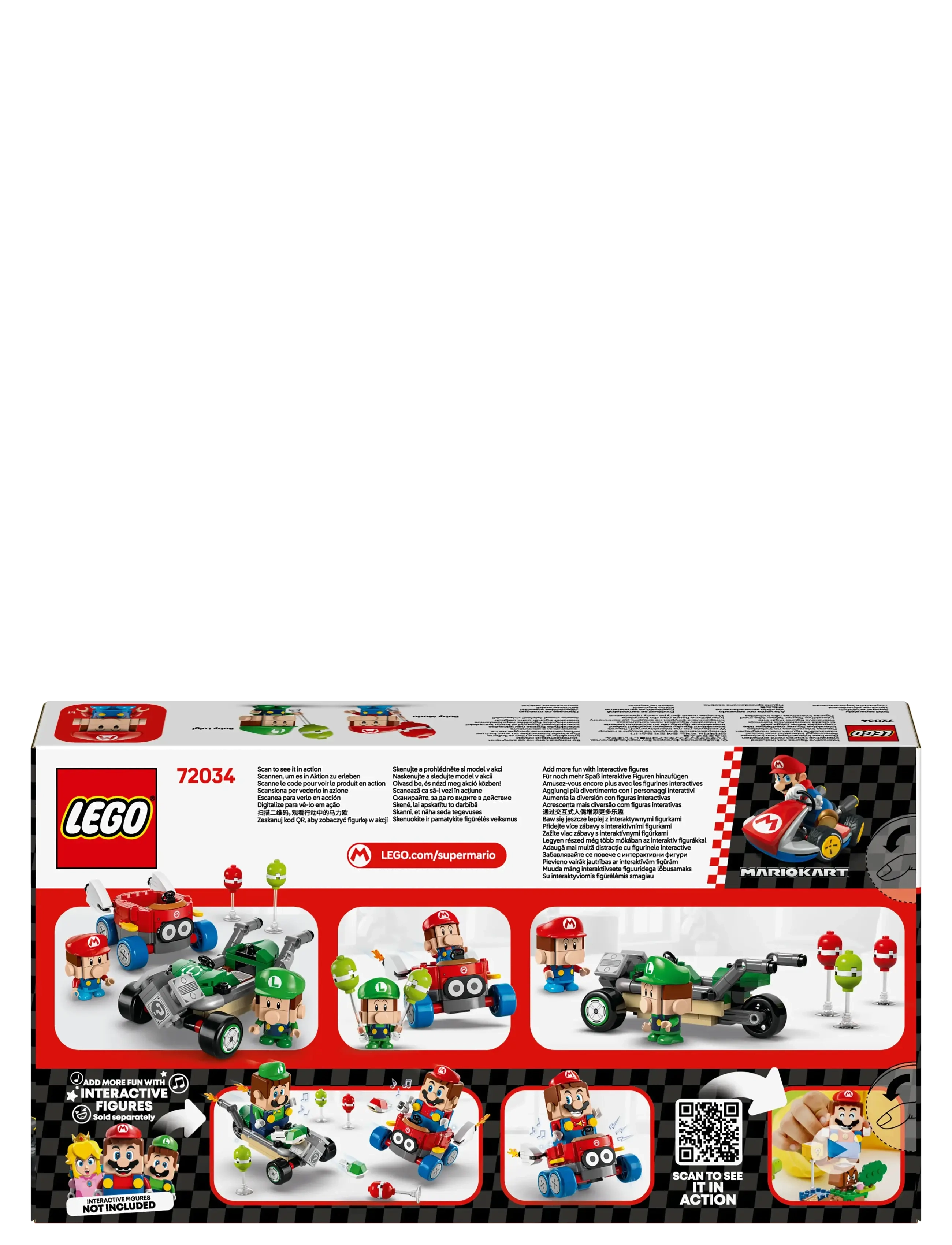 LEGO - Super Mario™: Mario Kart™ – Baby Mario vs. Baby Luigi Toy 72034 - lego super mario™ - multi - 5