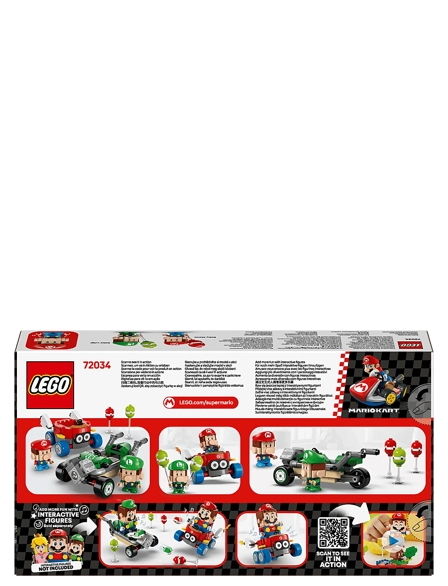 LEGO - Super Mario™: Mario Kart™ – Baby Mario vs. Baby Luigi Toy 72034 - lego super mario™ - multi - 5