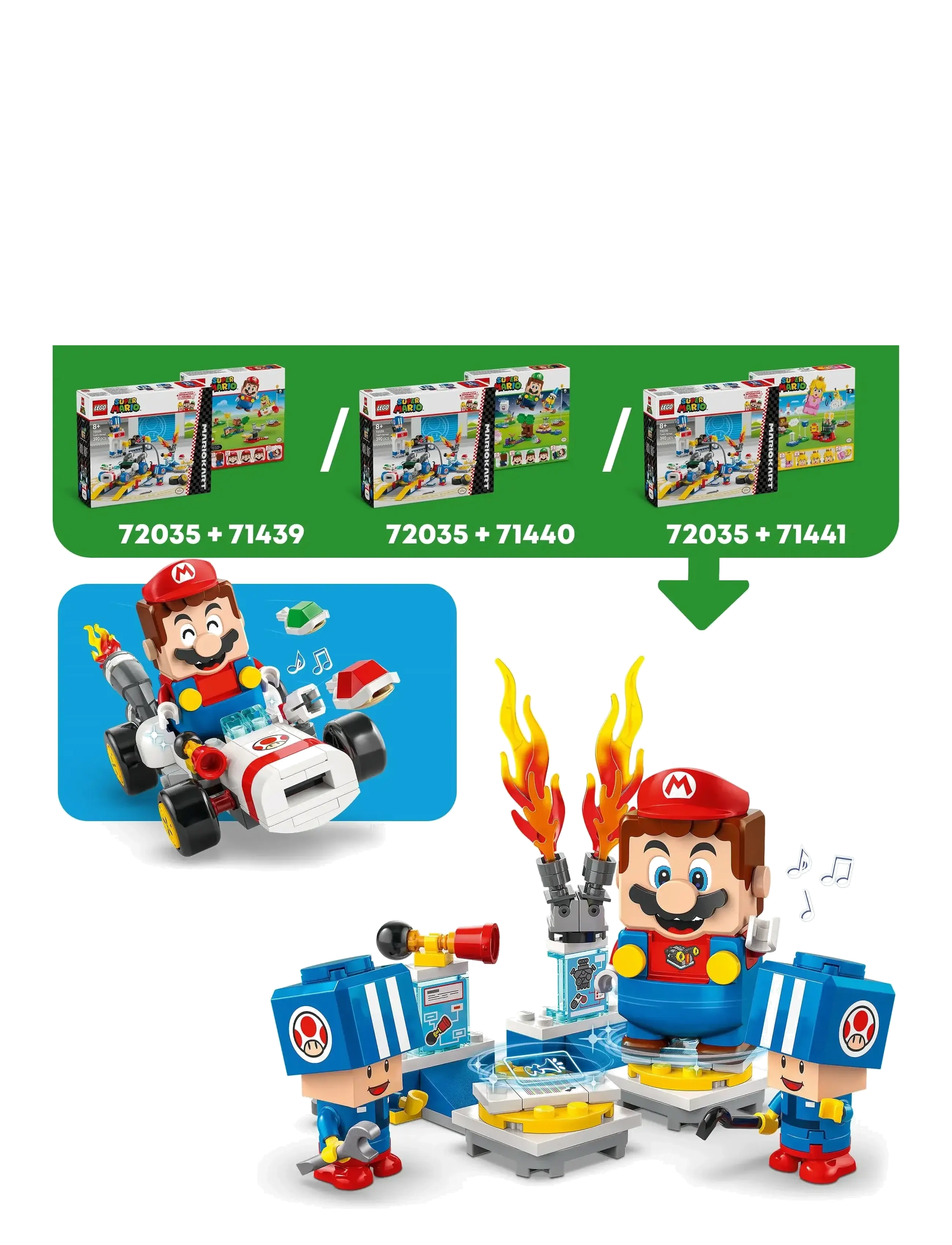 LEGO - Mario Kart™ – Toads garage 72035 - laveste priser - multi - 3