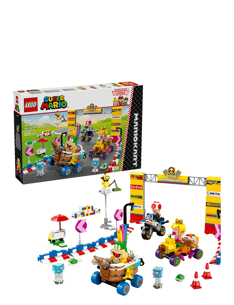 LEGO - Super Mario™: Mario Kart™ – Baby Peach & Grand Prix Set, Racing Toy 72036 - lego super mario™ - multi - 0
