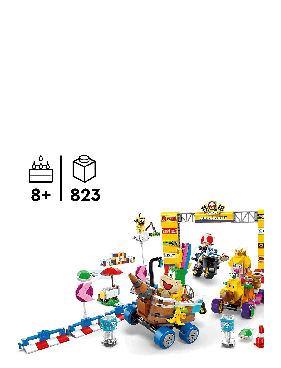 LEGO - Super Mario™: Mario Kart™ – Baby Peach & Grand Prix Set, Racing Toy 72036 - lego super mario™ - multi - 1