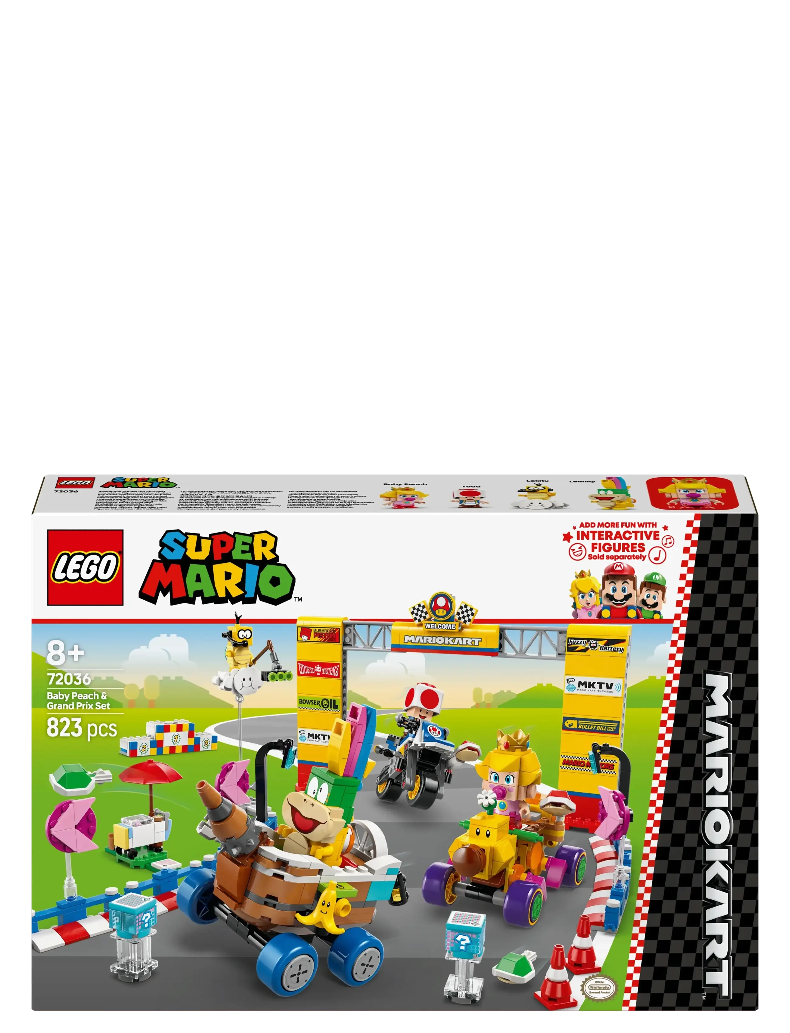 LEGO - Super Mario™: Mario Kart™ – Baby Peach & Grand Prix Set, Racing Toy 72036 - lego super mario™ - multi - 5