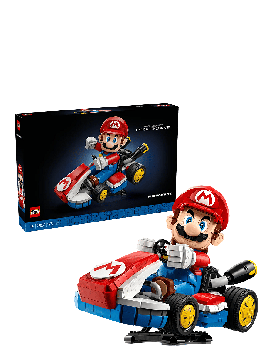 LEGO - Super Mario™: Mario Kart™ – Mario & Standard Kart, Collectible Model 72037 - birthday gifts - multi - 0