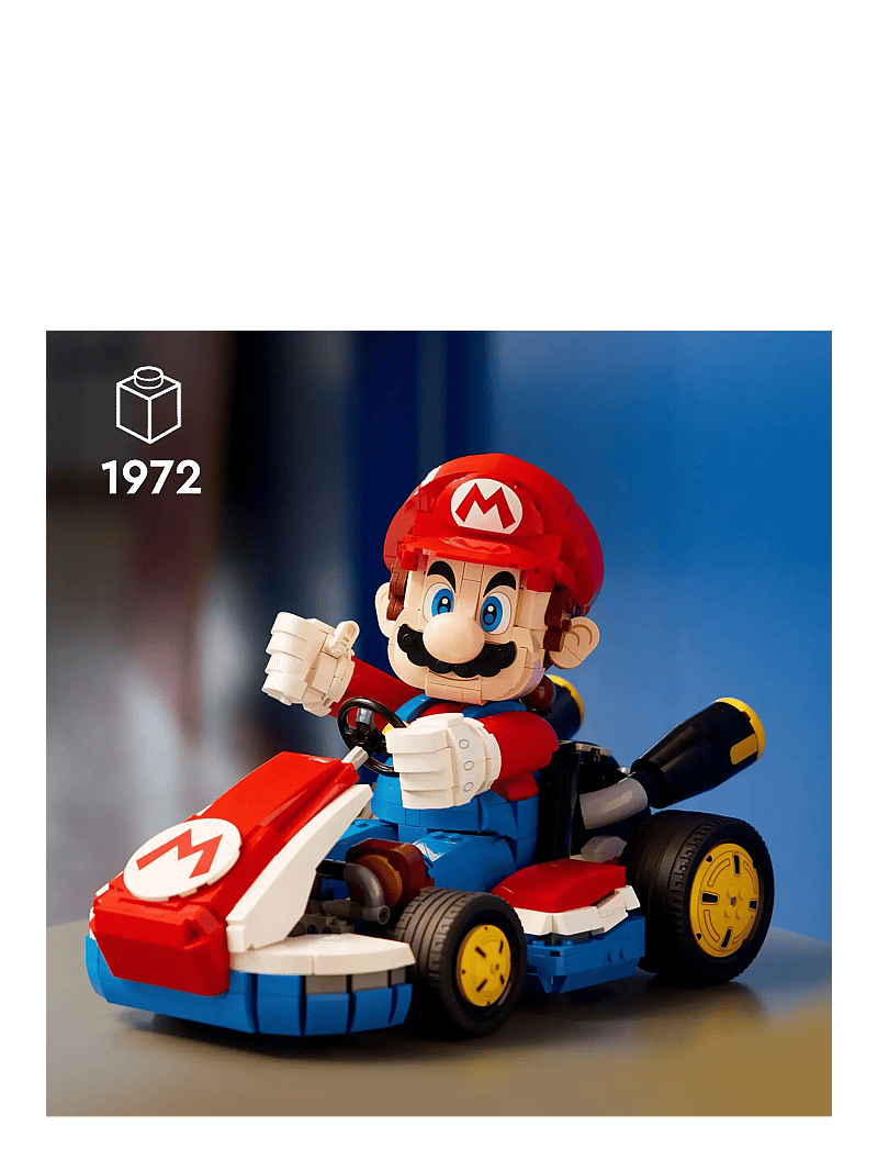 LEGO - Super Mario™: Mario Kart™ – Mario & Standard Kart, Collectible Model 72037 - sünnipäevakingitused - multi - 1