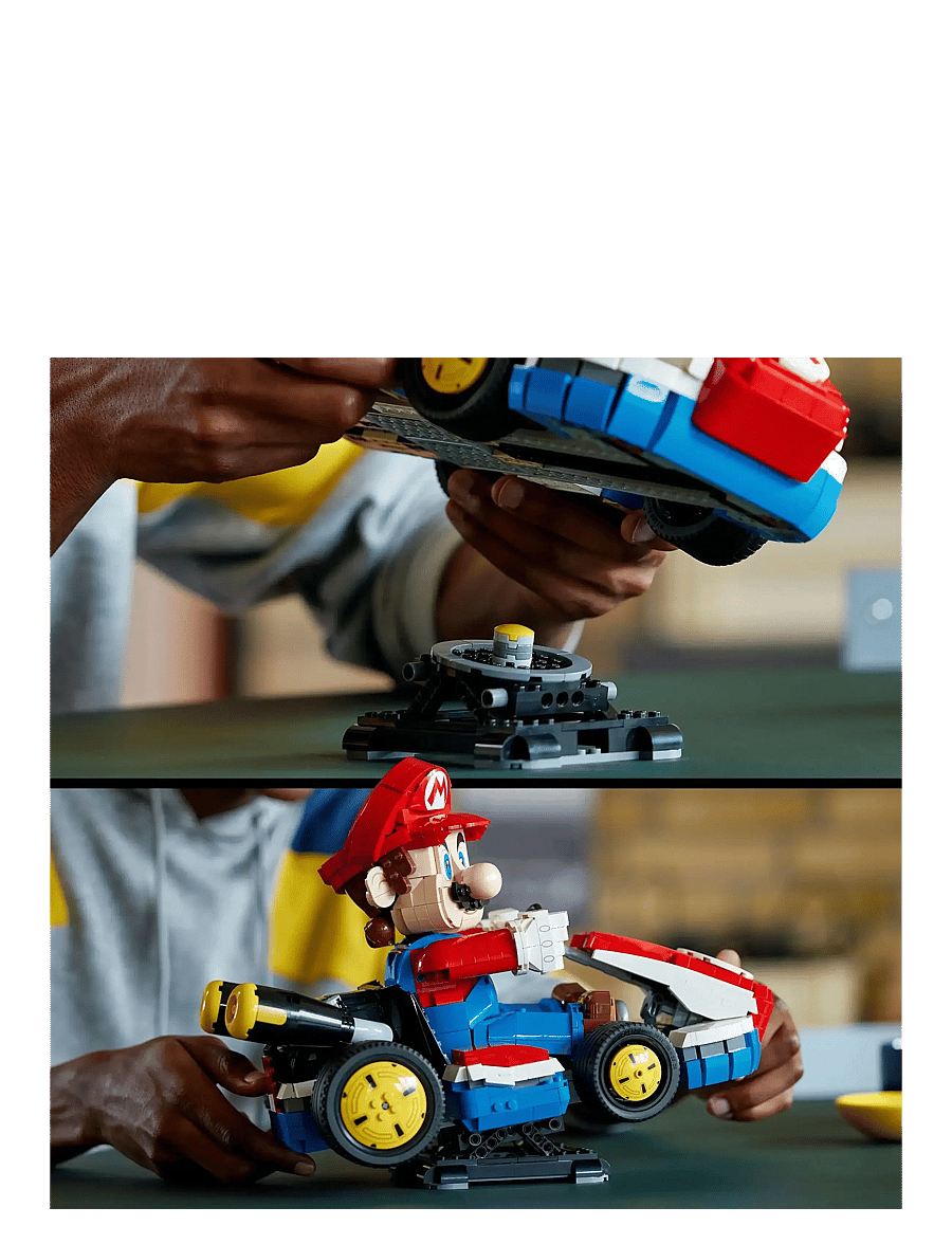 LEGO - Super Mario™: Mario Kart™ – Mario & Standard Kart, Collectible Model 72037 - birthday gifts - multi - 3