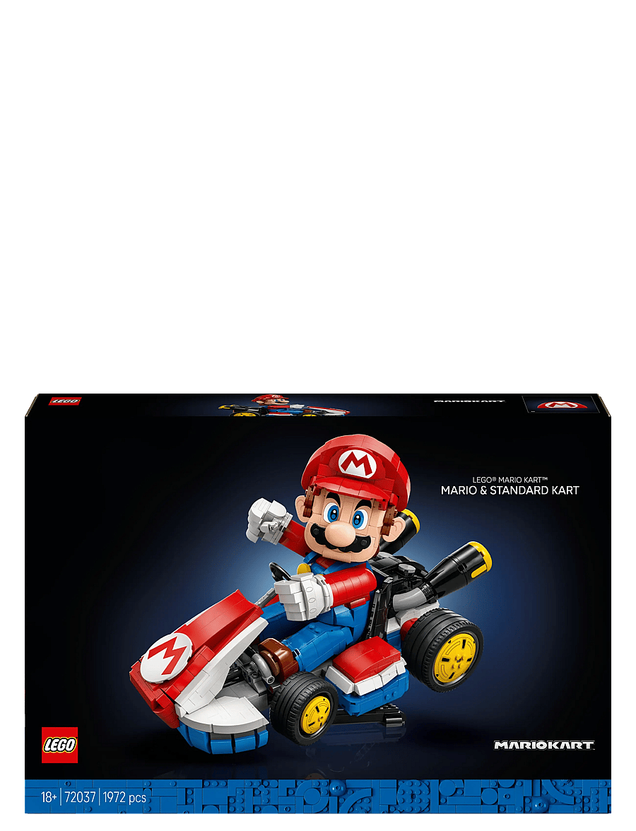 LEGO - Super Mario™: Mario Kart™ – Mario & Standard Kart, Collectible Model 72037 - birthday gifts - multi - 4