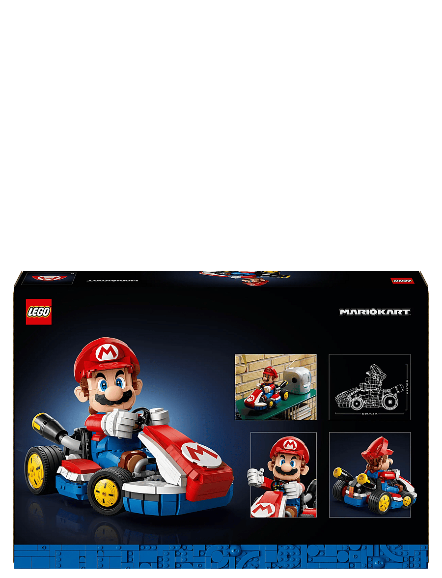 LEGO - Super Mario™: Mario Kart™ – Mario & Standard Kart, Collectible Model 72037 - birthday gifts - multi - 5