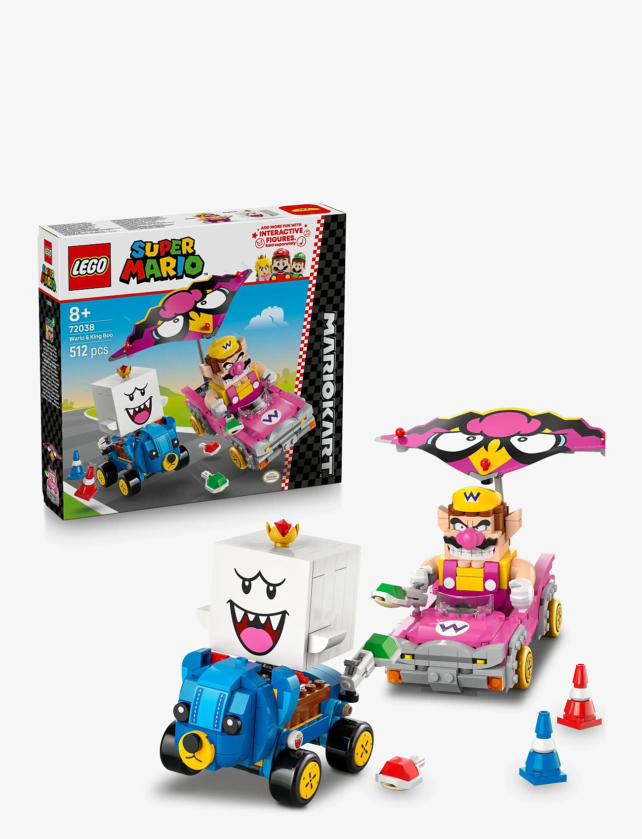 LEGO - Super Mario™: Mario Kart™ – Wario & King Boo Figures 72038 - lego super mario™ - multi - 0