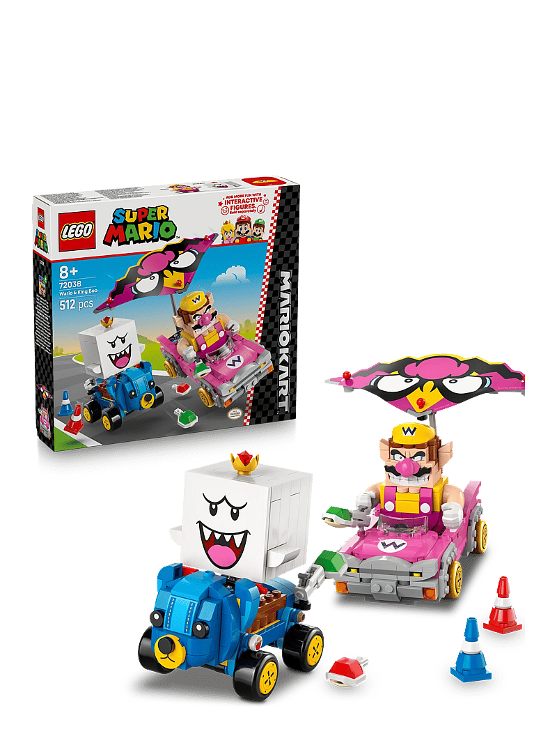 LEGO - Super Mario™: Mario Kart™ – Wario & King Boo Figures and 2 Karts 72038 - lego super mario™ - multi - 0