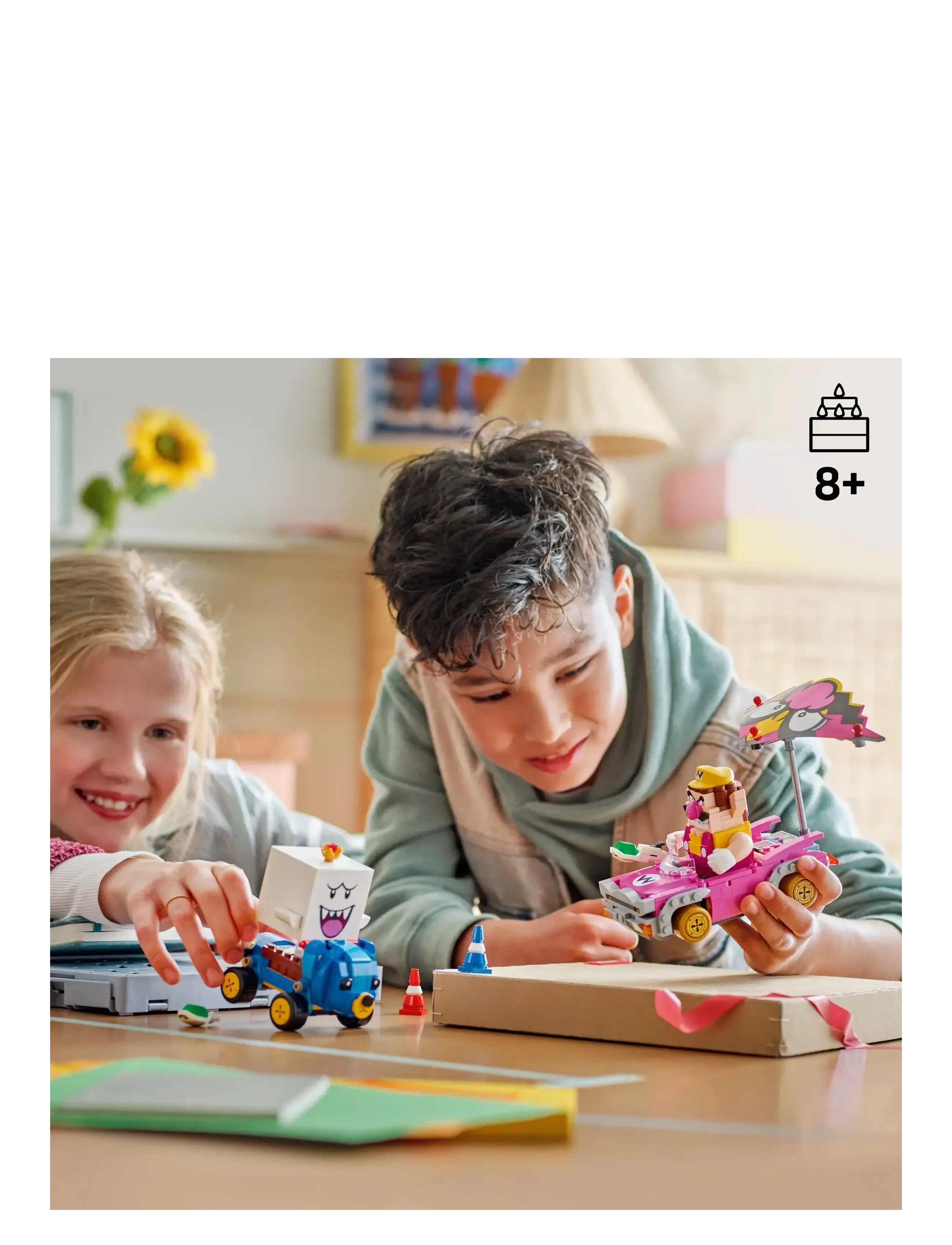 LEGO - Super Mario™: Mario Kart™ – Wario & King Boo Figures and 2 Karts 72038 - birthday gifts - multi - 5