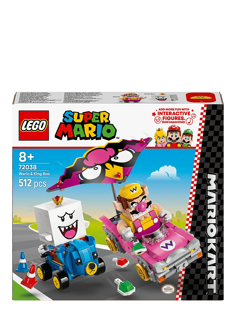 LEGO Super Mario™: Mario Kart™ – Wario King Boo Figures And