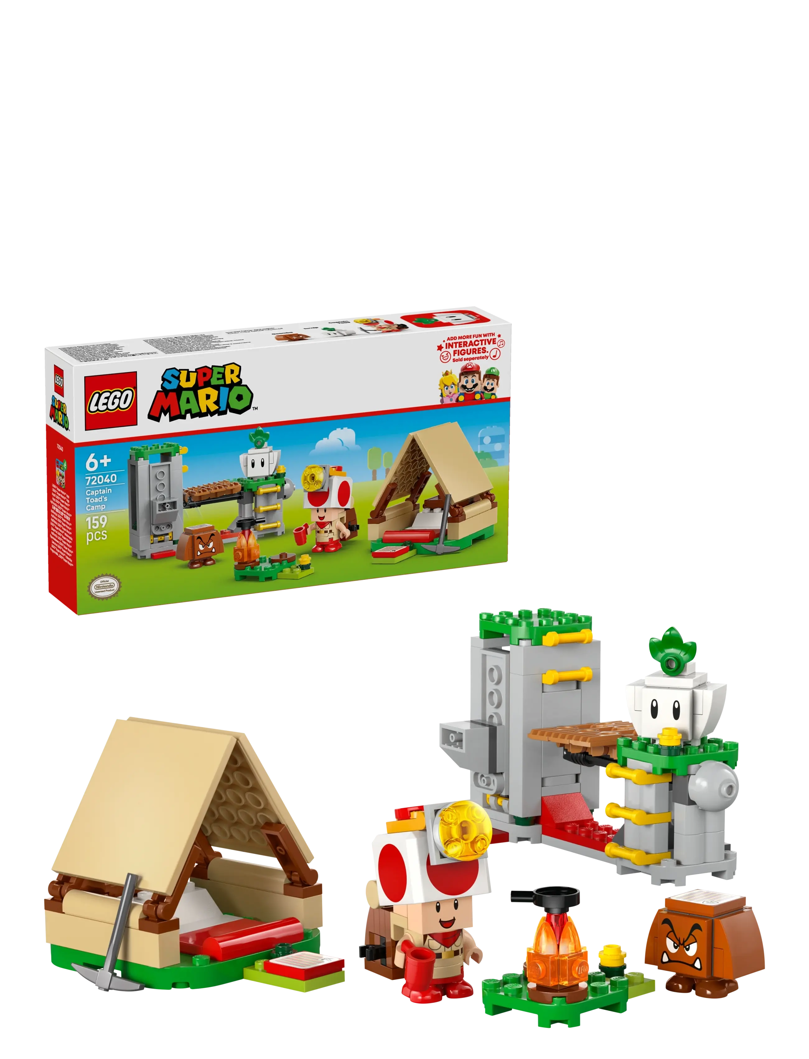 LEGO Super Captain Toad’s Camp Toy for Boys, Girls and Any Fans 72040 - Kleine Geschenke - MULTI / multi