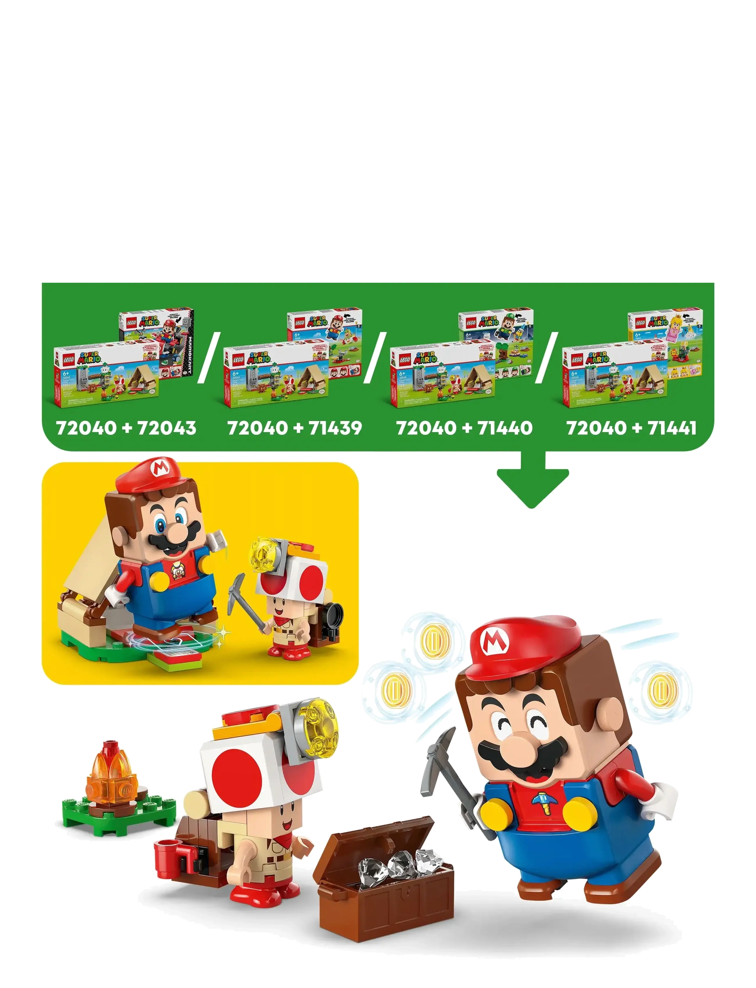LEGO - Super Captain Toad’s Camp Toy for Boys, Girls and Any Fans 72040 - lego super mario™ - multi - 3