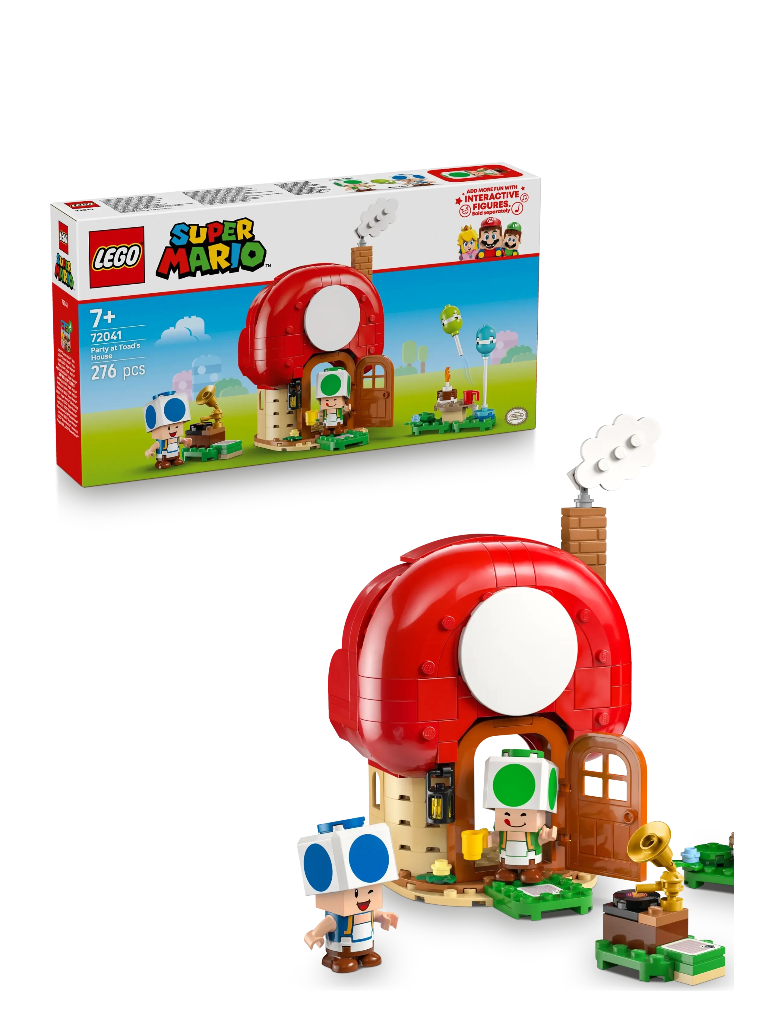 LEGO Super Party At Toad’s House 72041, One Size, Lego Spielzeug, Mehrfarbig/gemustert - super Mario, Kinder
