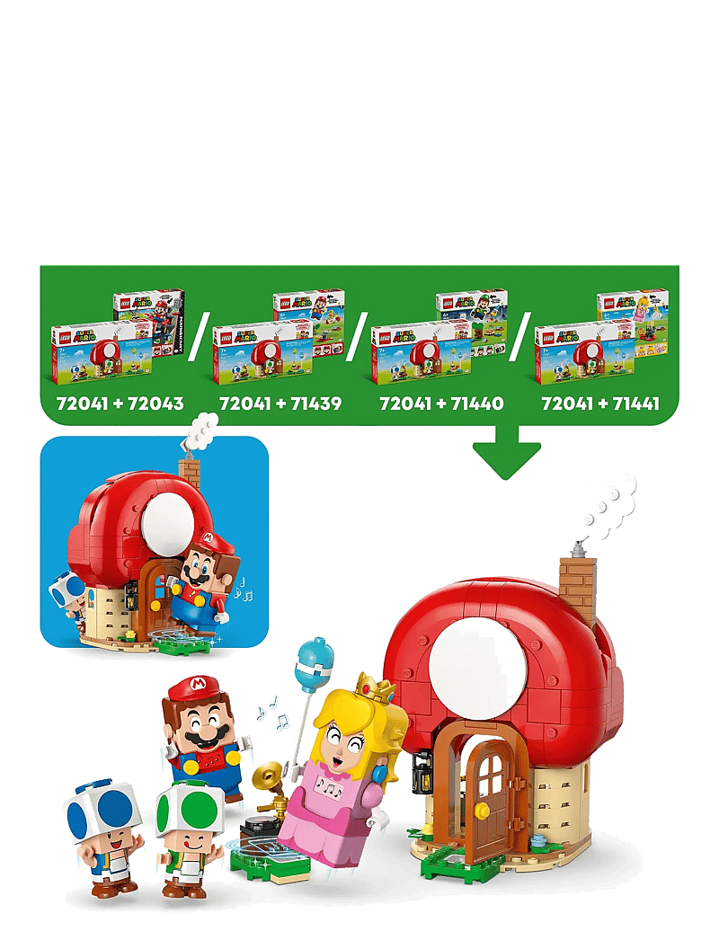LEGO - Super Party at Toad’s House Toy for Boys, Girls and Any Fans 72041 - geschenke unter 50€ - multi - 3
