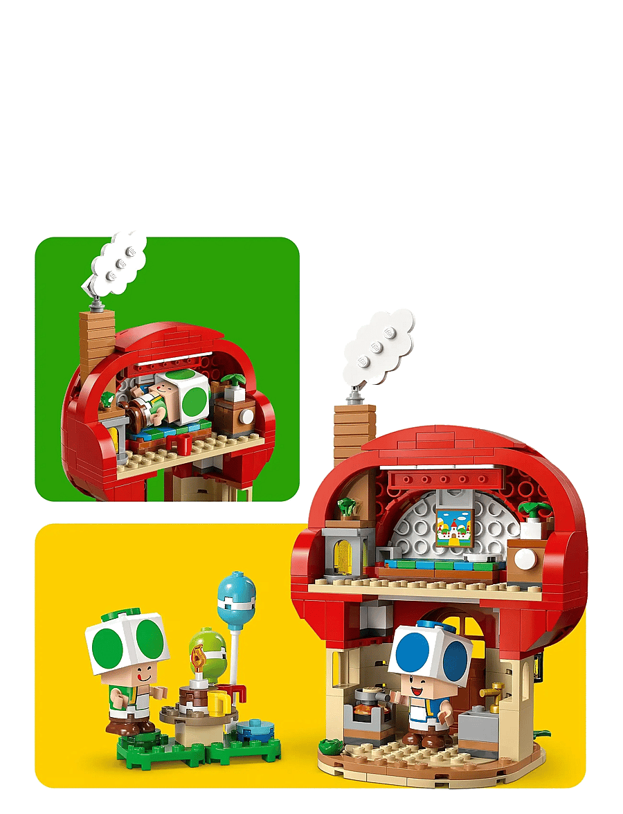LEGO - Super Party at Toad’s House Toy for Boys, Girls and Any Fans 72041 - lego super mario™ - multi - 4