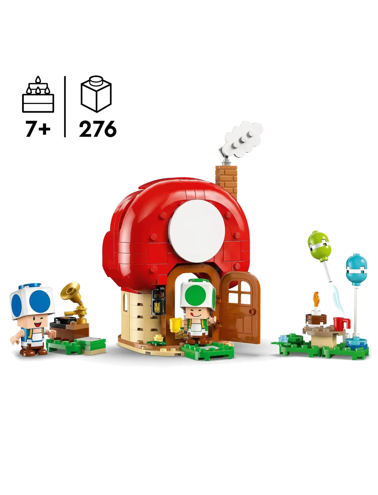LEGO - Super Party at Toad’s House Toy for Boys, Girls and Any Fans 72041 - lego super mario™ - multi - 5