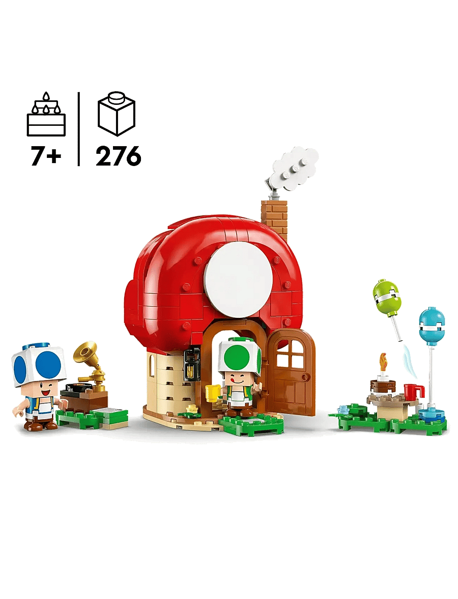 LEGO - Super Party at Toad’s House Toy for Boys, Girls and Any Fans 72041 - lego super mario™ - multi - 5