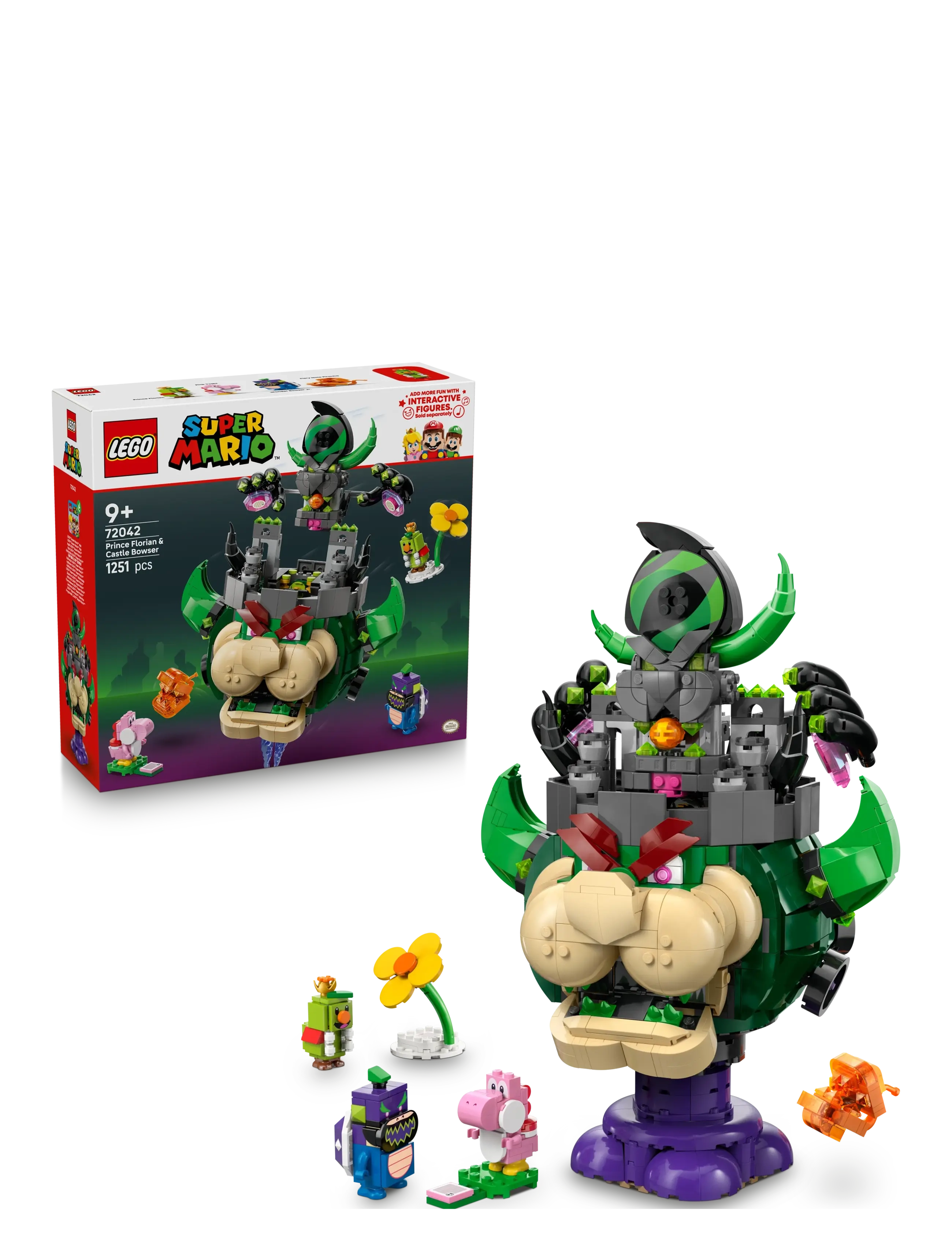 LEGO Super Prince Florian & Castle Bowser Toy for Pretend Play 72042 - 4 for 3 - MULTI / multi
