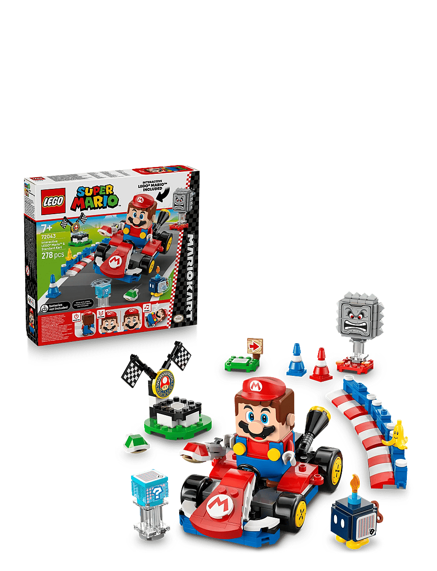 LEGO - Super Mario™: Mario Kart™ – Interactive Mario™ & Standard Kart 72043 - geburtstagsgeschenke - multi - 0