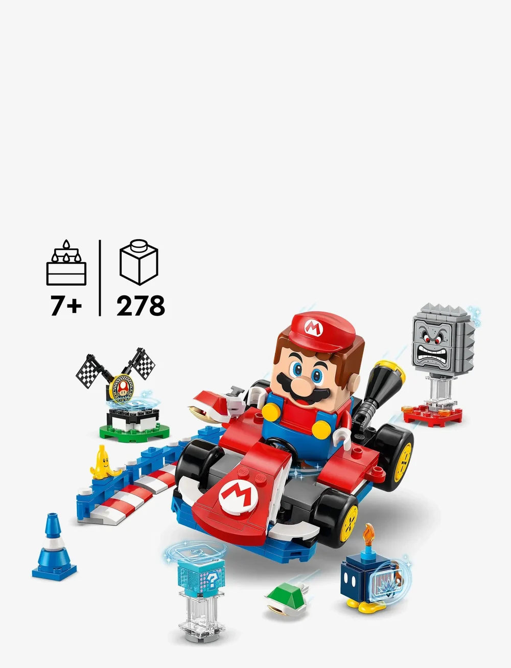 LEGO - Super Mario™: Mario Kart™ – Interactive Mario™ & Standard Kart 72043 - lego super mario™ - multi - 1