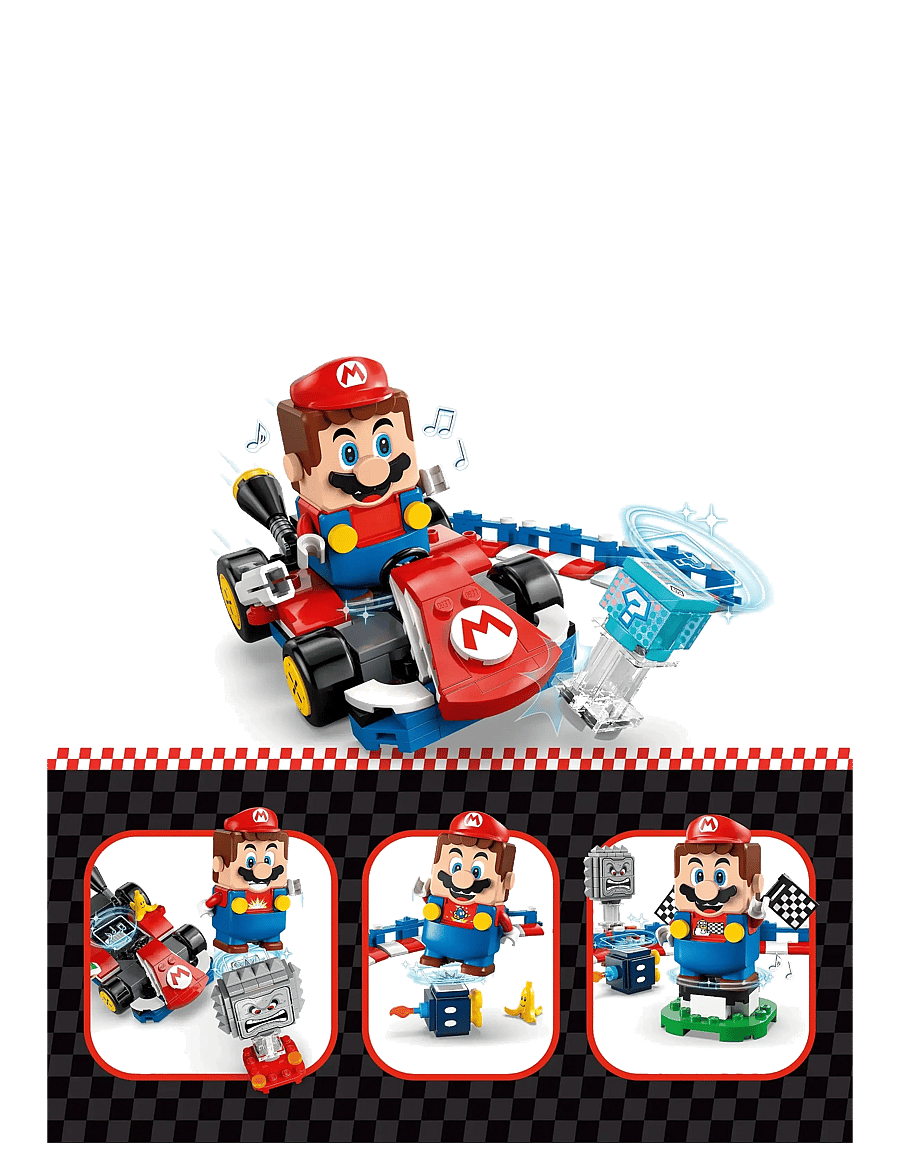 LEGO - Super Mario™: Mario Kart™ – Interactive Mario™ & Standard Kart 72043 - geburtstagsgeschenke - multi - 3