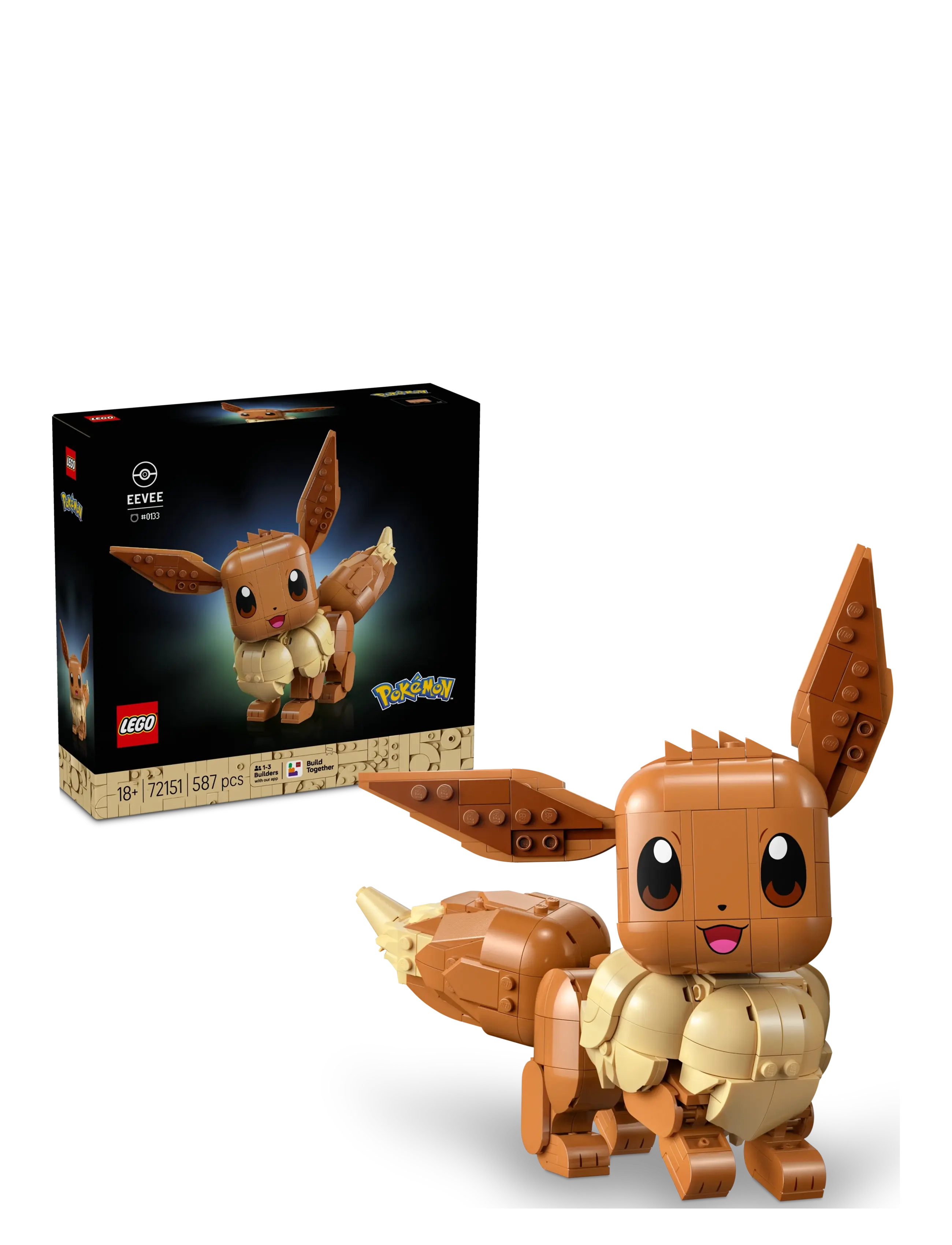 LEGO PokéEevee Model Building Kit Gamer Merch 72151 - New Arrivals - MULTI / multi