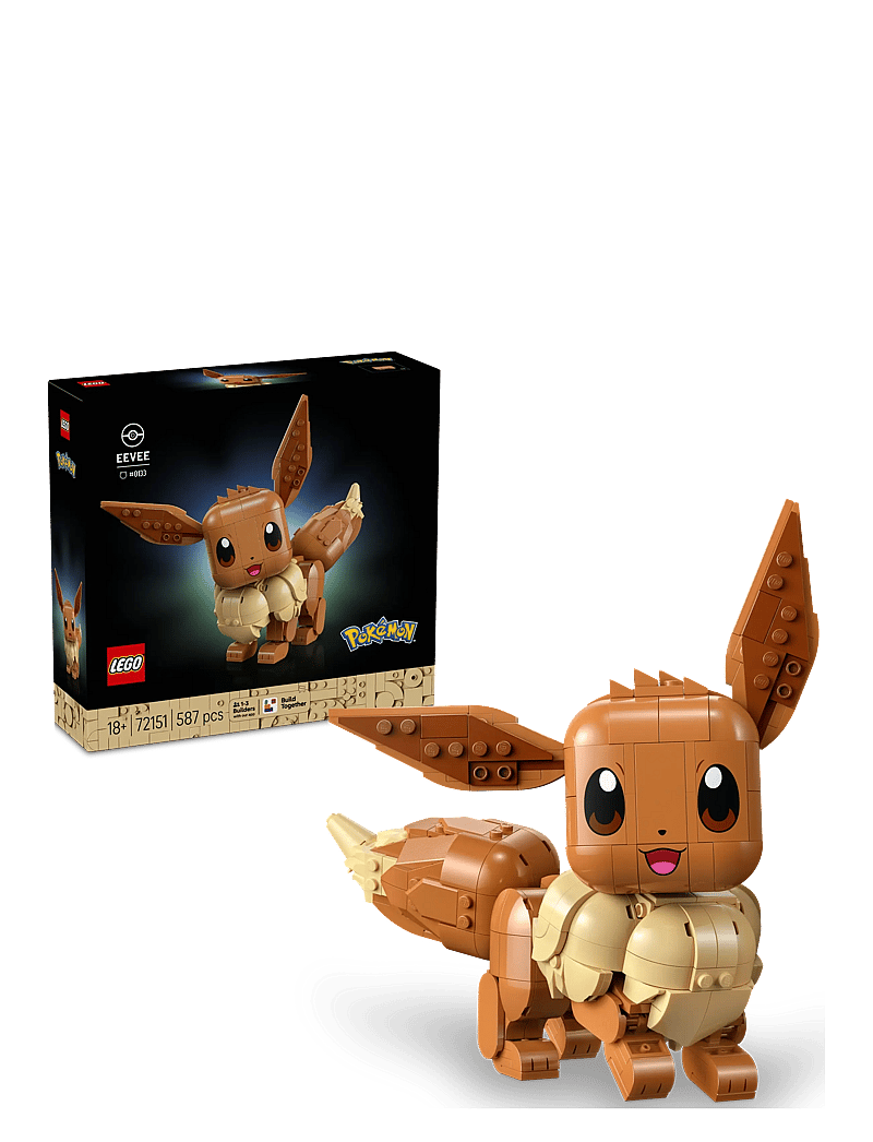 LEGO - PokéEevee Model Building Kit Gamer Merch 72151 - lego pokémon - multi - 0