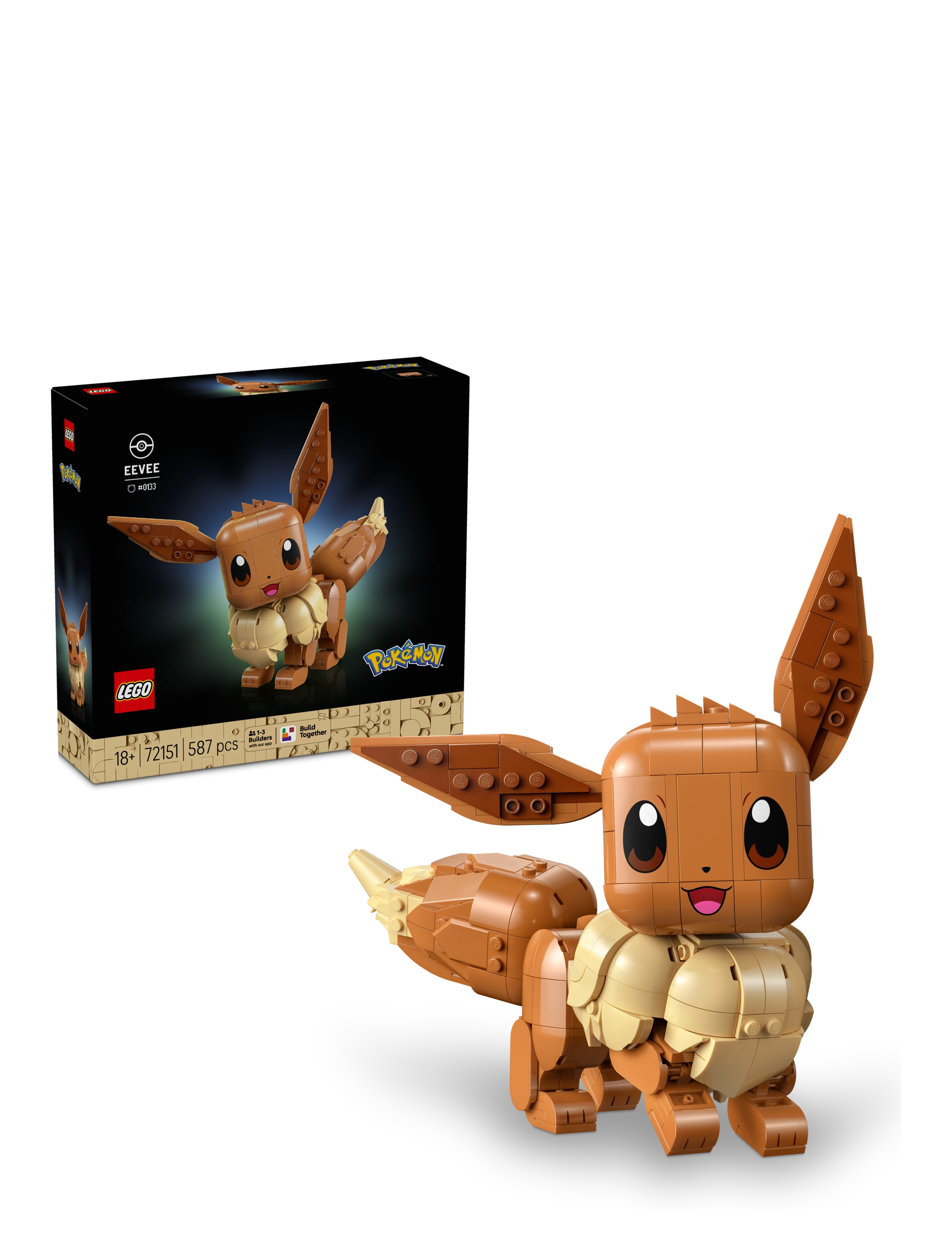 LEGO PokéEevee Model Building Kit Gamer Merch 72151 - Zwischen 30 und 50€ - MULTI / multi