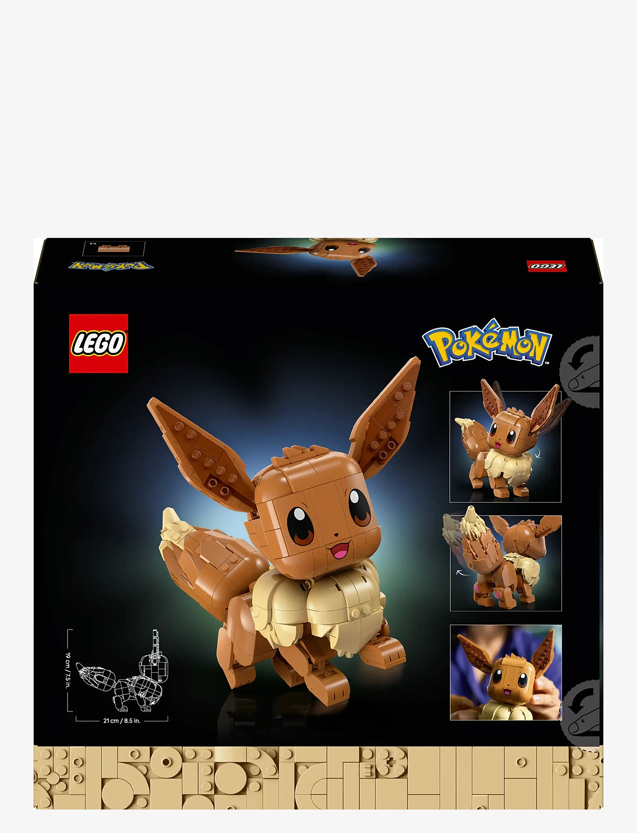 LEGO - PokéEevee Model Building Kit Gamer Merch 72151 - lego pokémon - multi - 4