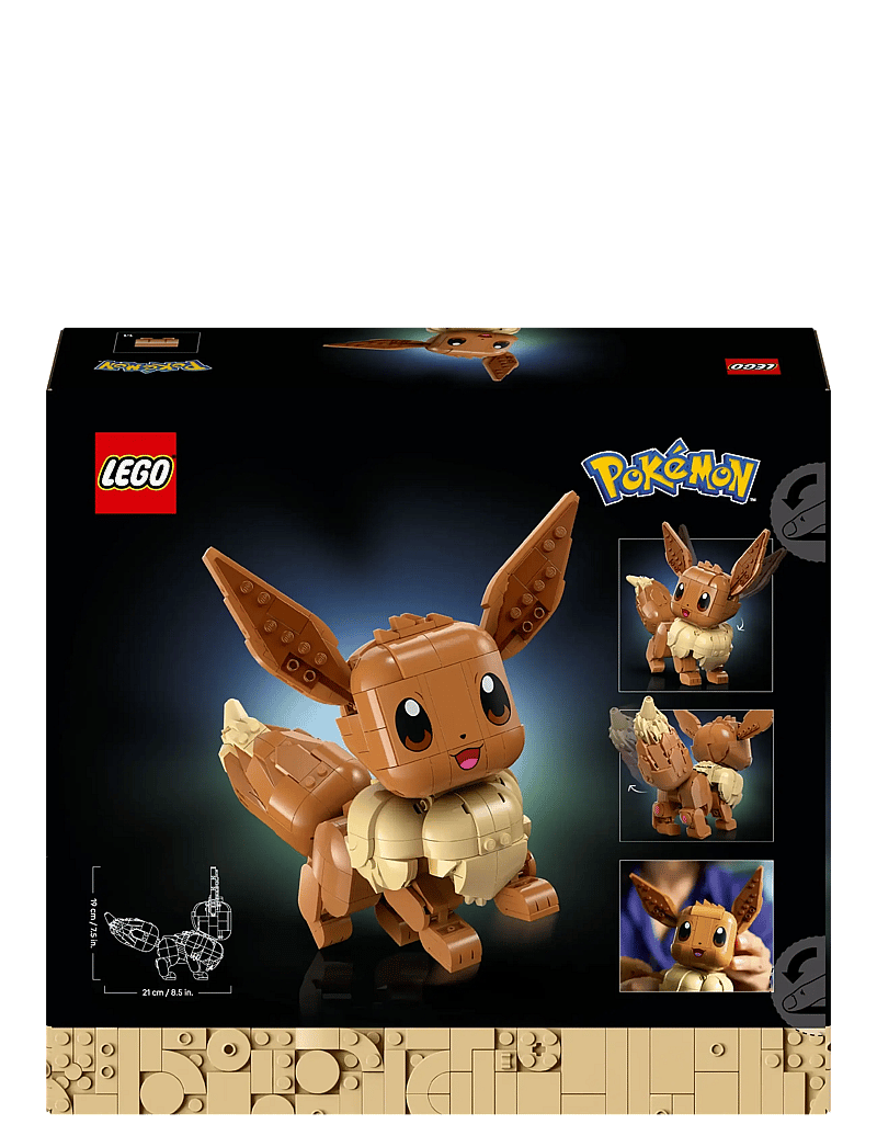 LEGO - PokéEevee Model Building Kit Gamer Merch 72151 - lego pokémon - multi - 4