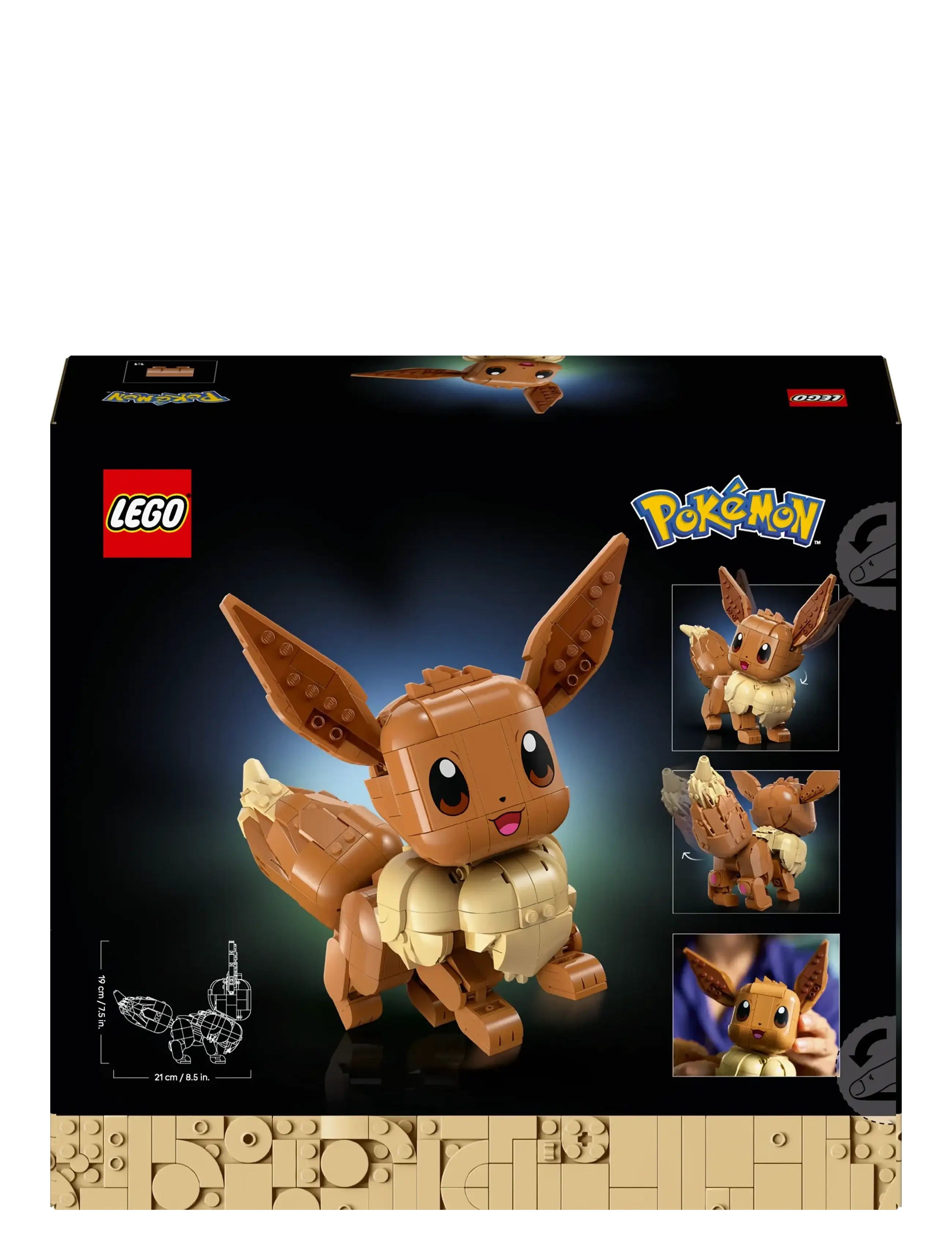 LEGO - PokéEevee Model Building Kit Gamer Merch 72151 - lego pokémon - multi - 4