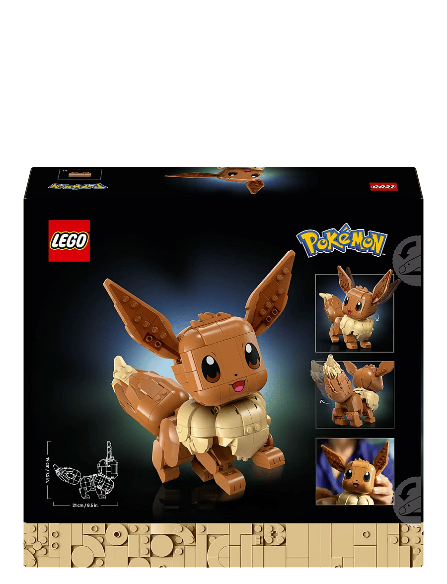 LEGO - PokéEevee Model Building Kit Gamer Merch 72151 - lego pokémon - multi - 4