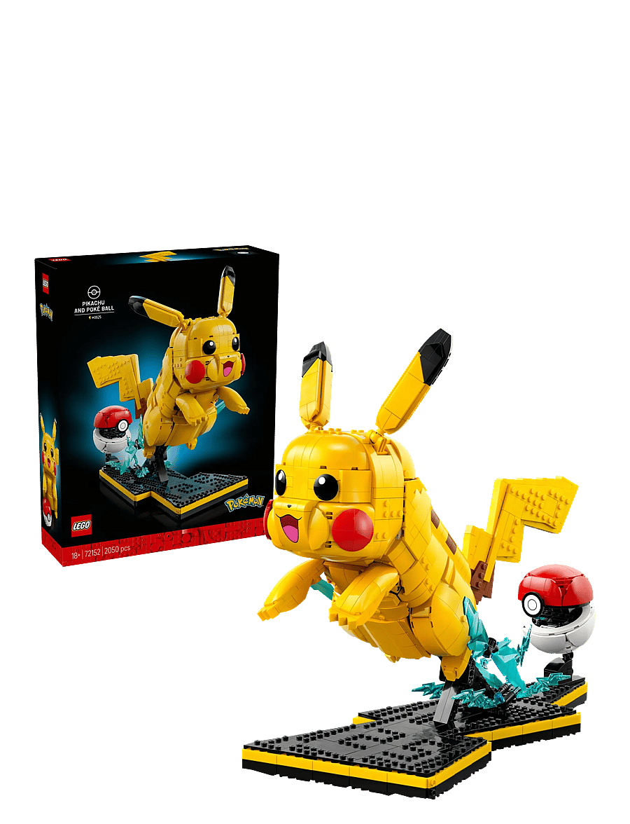 LEGO - PokéPikachu and Poké Ball Building Kit 72152 - lego pokémon - multi - 0