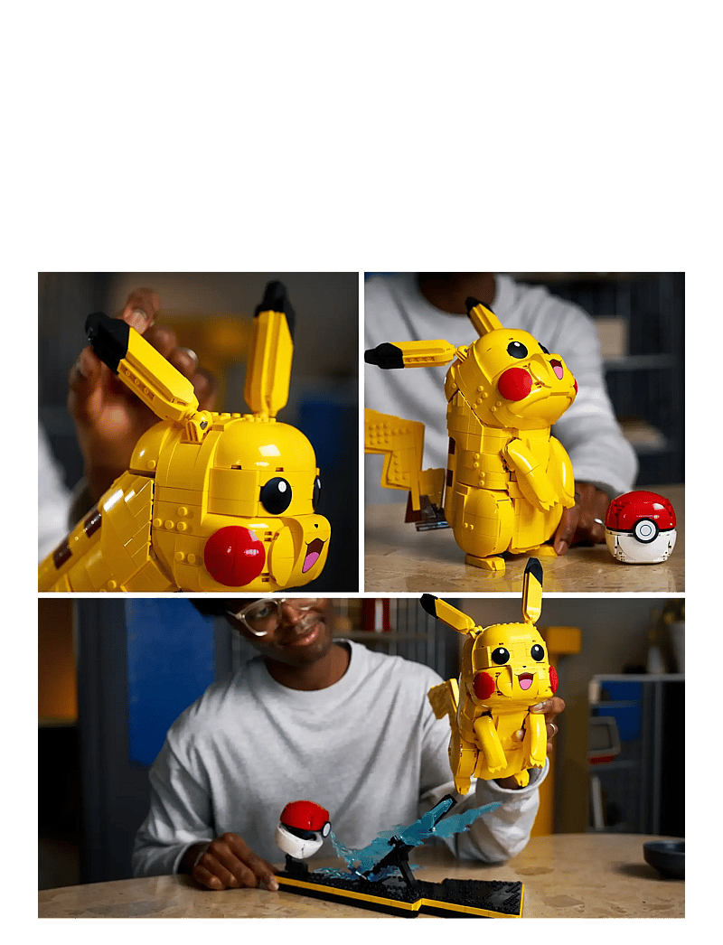 LEGO - PokéPikachu and Poké Ball Building Kit 72152 - lego pokémon - multi - 3