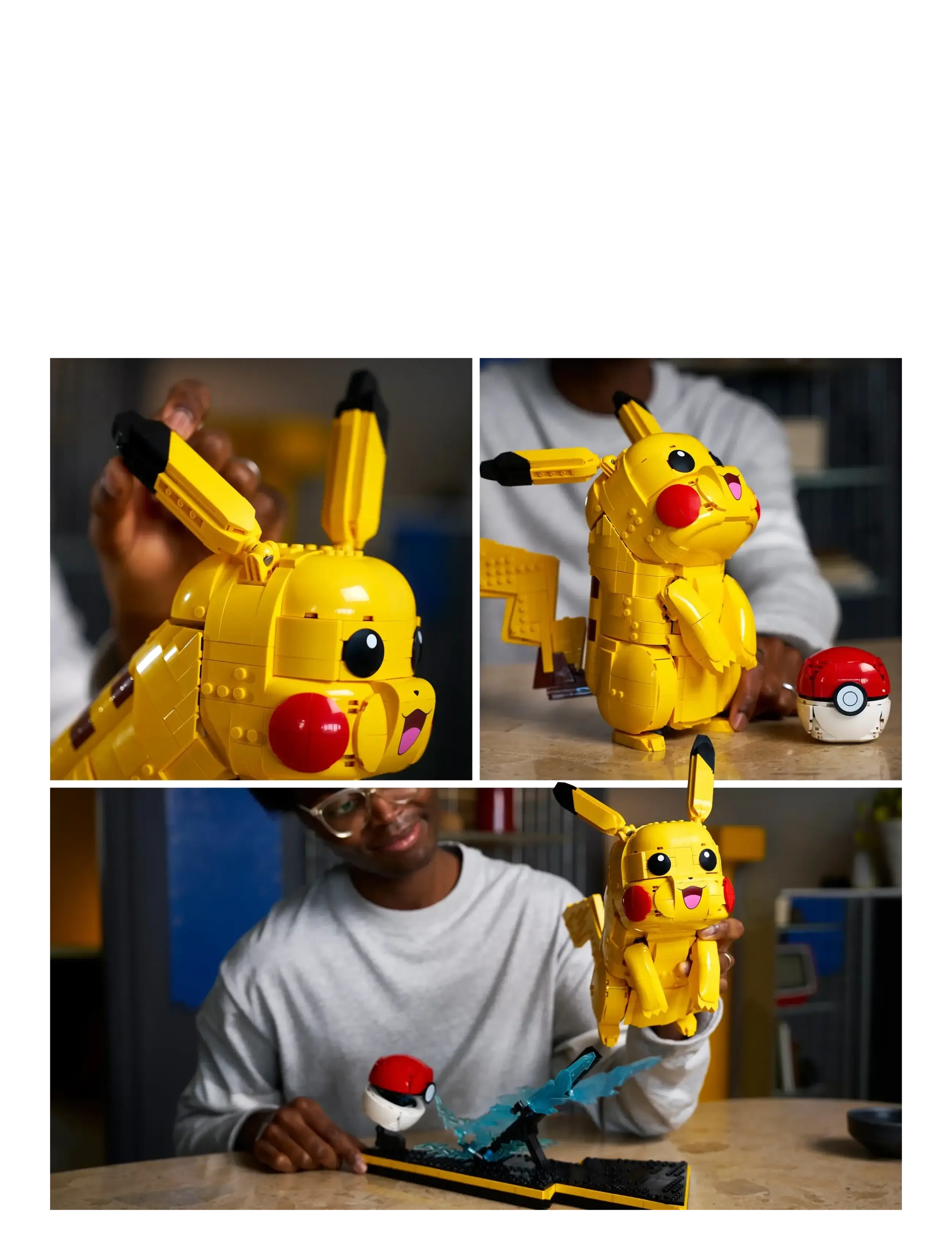LEGO - PokéPikachu and Poké Ball Building Kit 72152 - lego pokémon - multi - 3