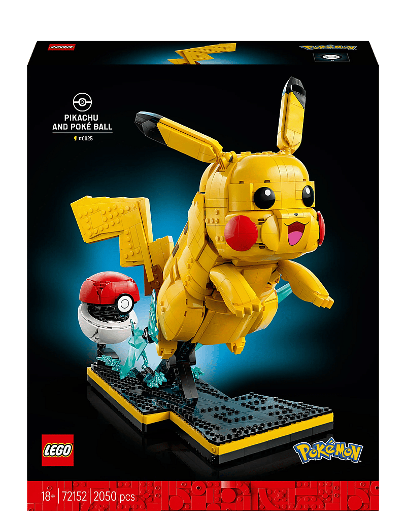 LEGO - PokéPikachu and Poké Ball Building Kit 72152 - lego pokémon - multi - 4