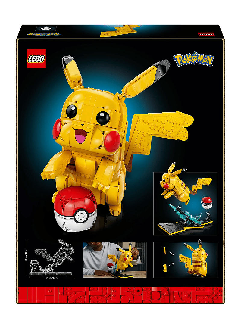LEGO - PokéPikachu and Poké Ball Building Kit 72152 - lego pokémon - multi - 5