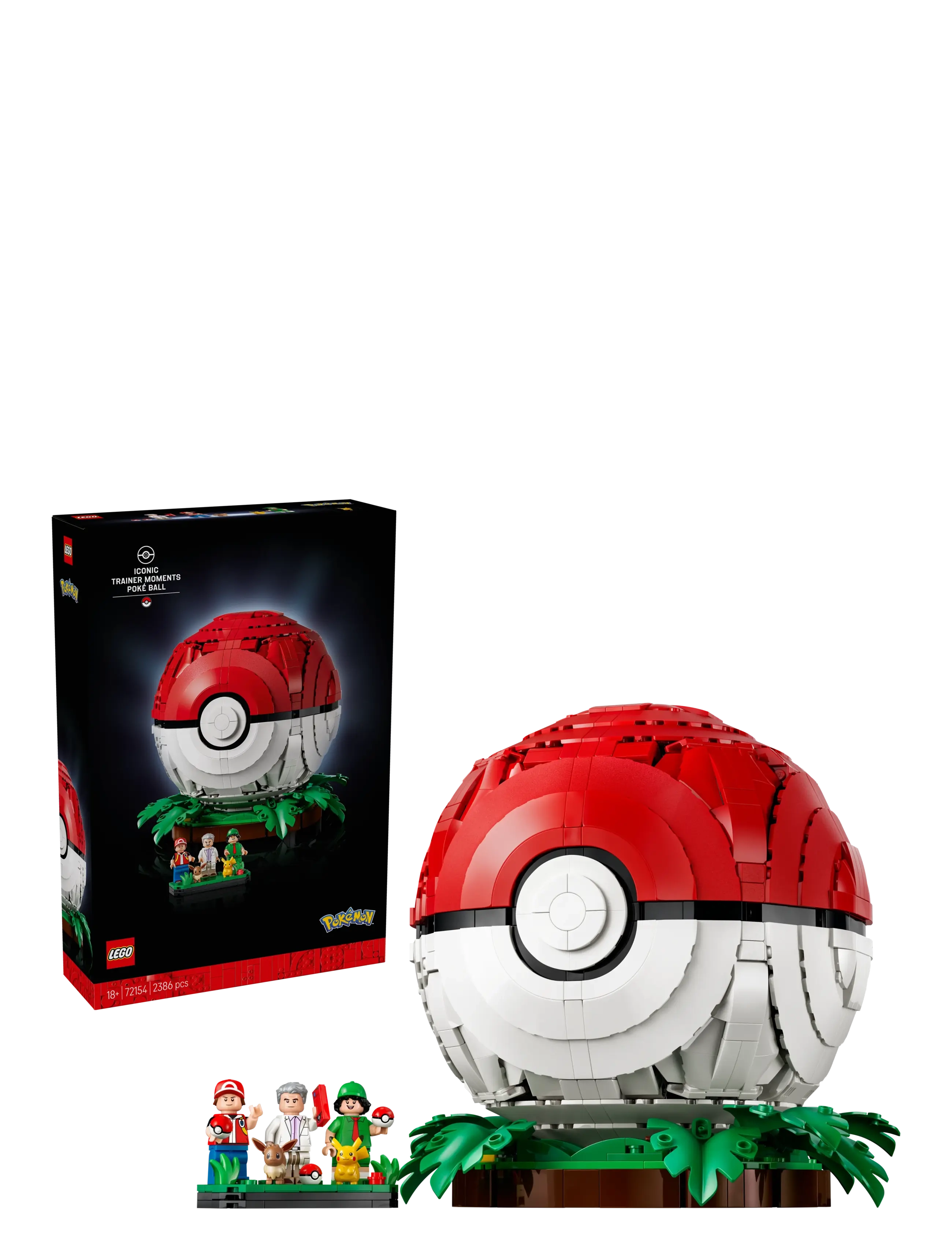 LEGO PokéIconic Trainer Moments Poké Ball Decor 72154 - Yli 50€ - MULTI / red