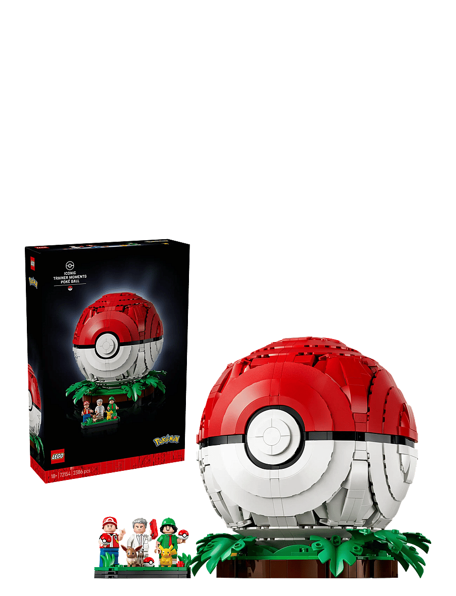 LEGO - PokéIconic Trainer Moments Poké Ball Decor 72154 - lego pokémon - multi - 0