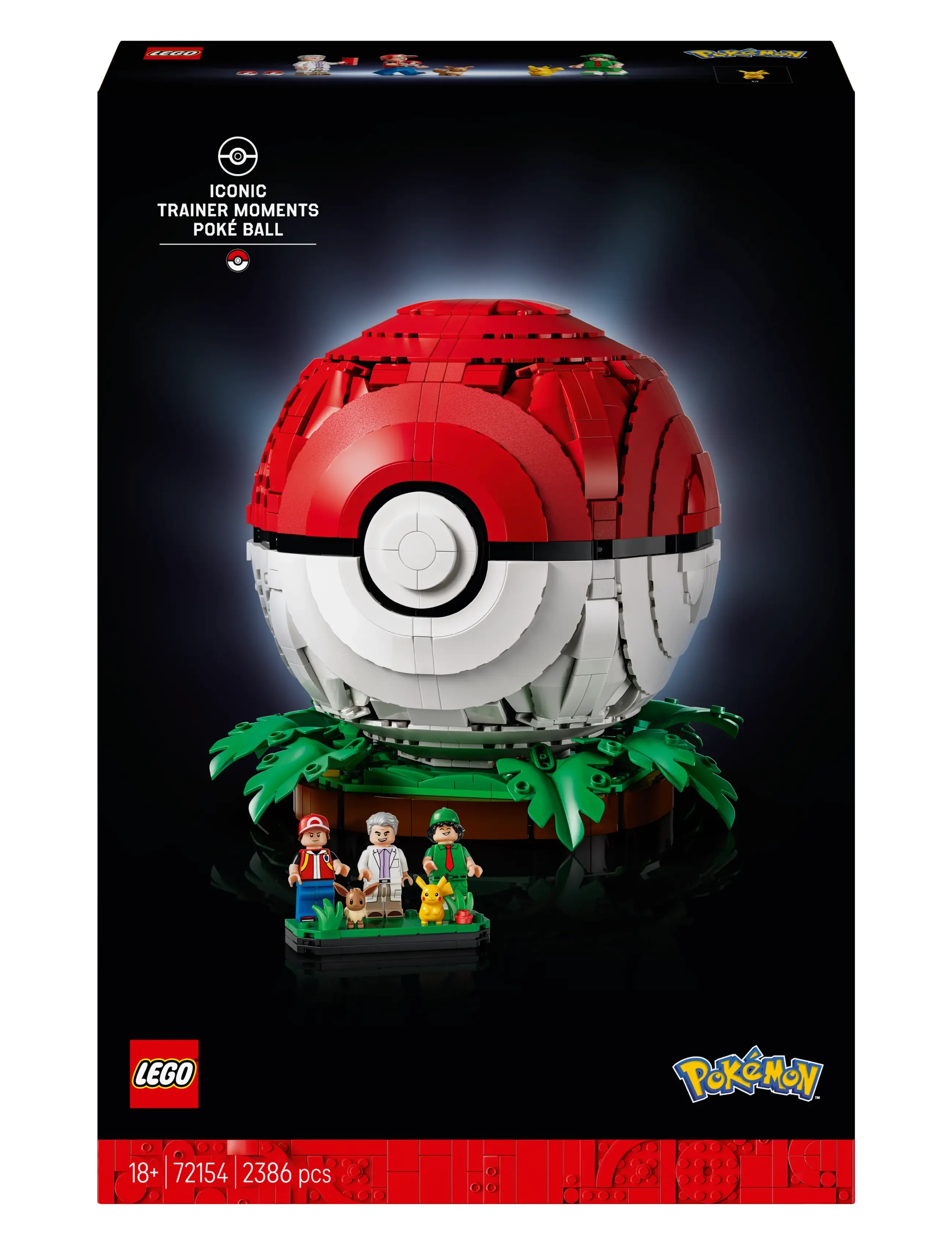 LEGO - PokéIconic Trainer Moments Poké Ball Decor 72154 - lego pokémon - multi - 2