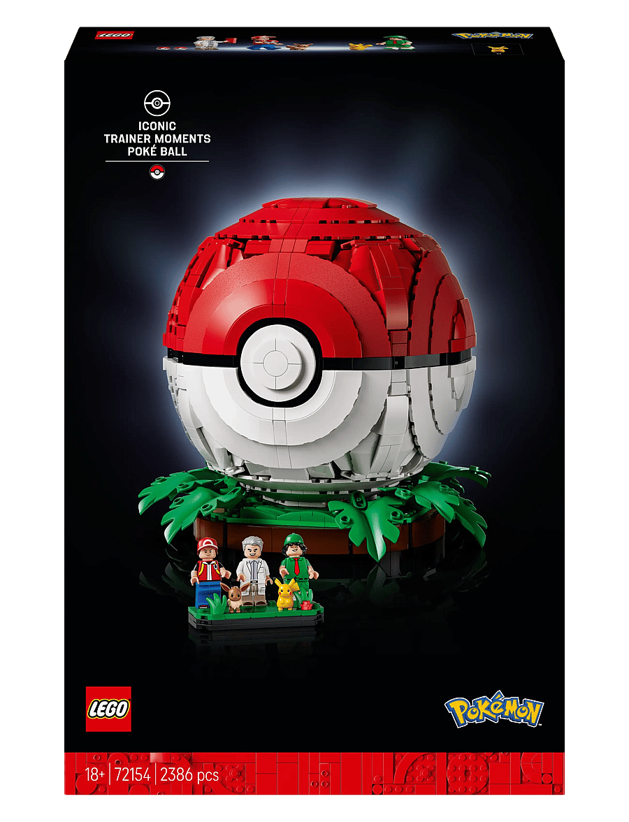 LEGO - PokéIconic Trainer Moments Poké Ball Decor 72154 - lego pokémon - multi - 2