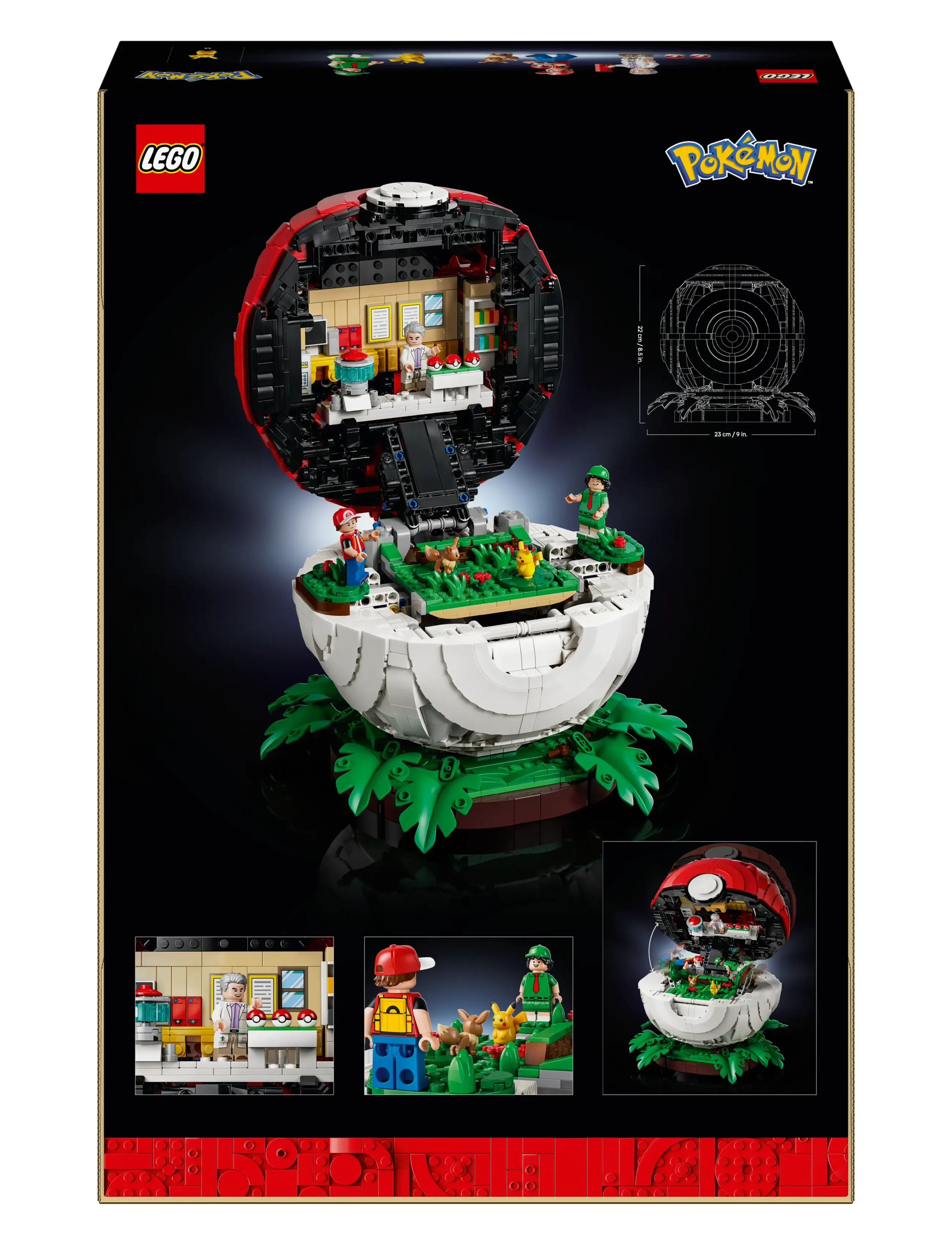 LEGO - PokéIconic Trainer Moments Poké Ball Decor 72154 - lego pokémon - multi - 3