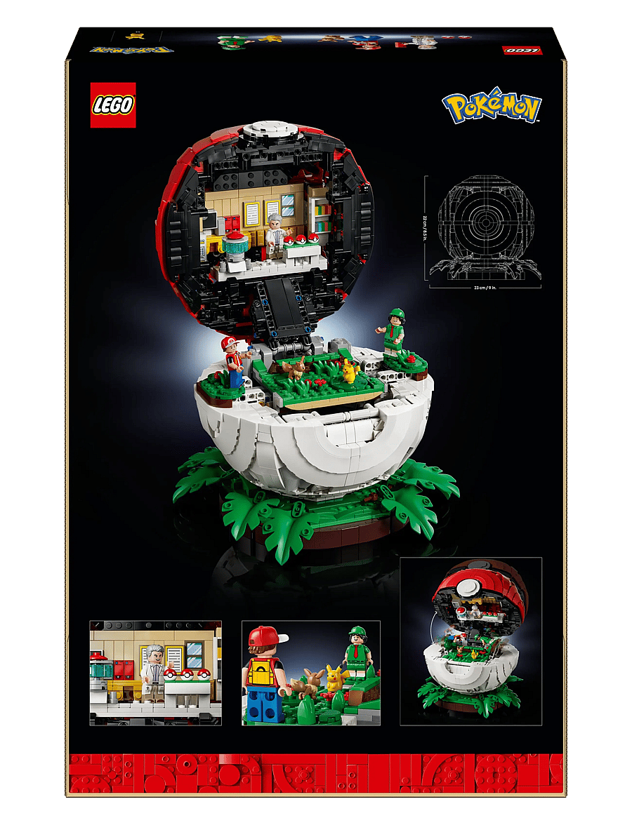 LEGO - PokéIconic Trainer Moments Poké Ball Decor 72154 - lego pokémon - multi - 3