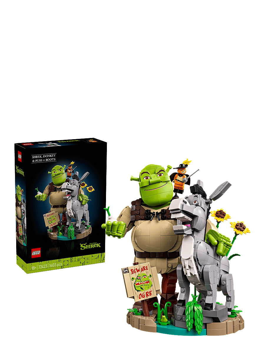 LEGO - Shrek: Shrek, Donkey & Puss in Boots Figure Kit 72423 - lego disney™ - multi - 0