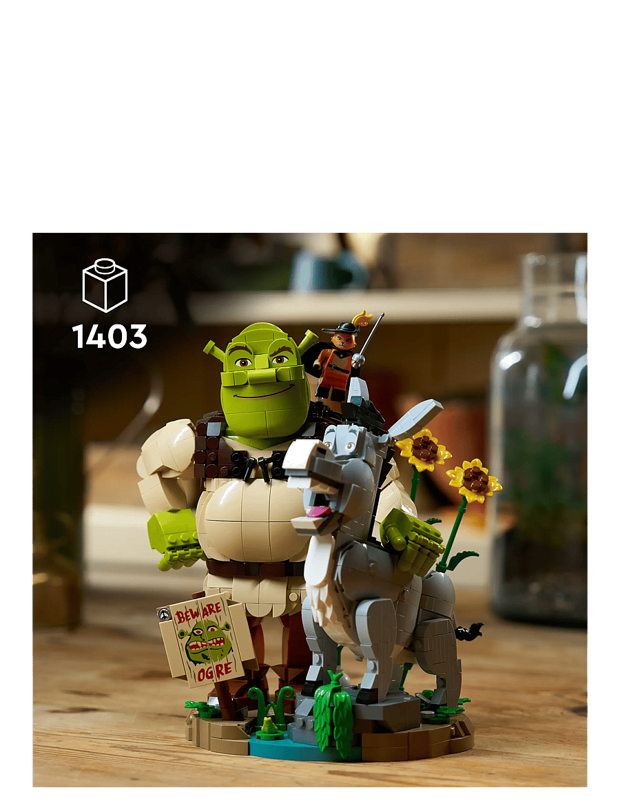 LEGO - Shrek: Shrek, Donkey & Puss in Boots Figure Kit 72423 - lego disney™ - multi - 1