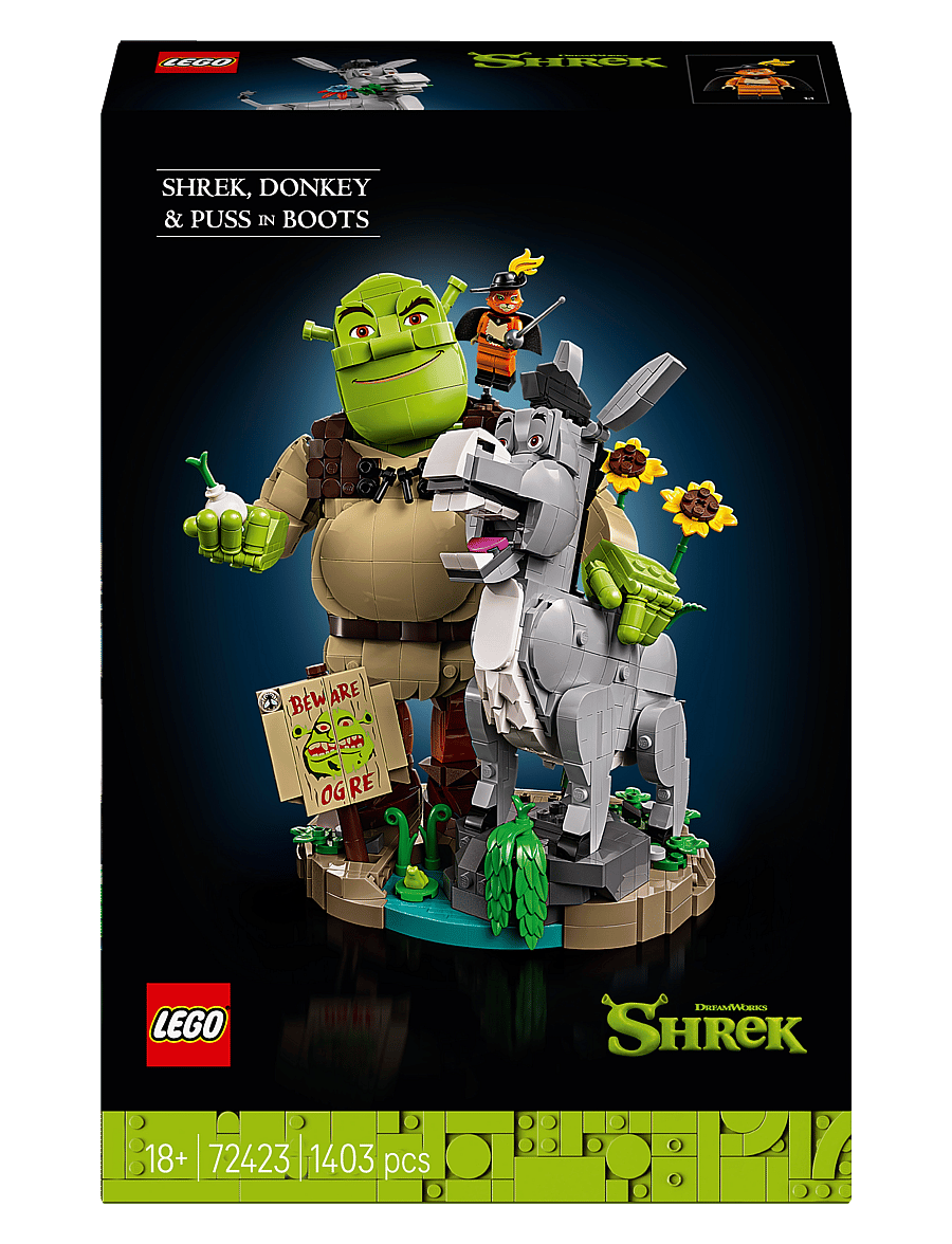 LEGO - Shrek: Shrek, Donkey & Puss in Boots Figure Kit 72423 - lego disney™ - multi - 5