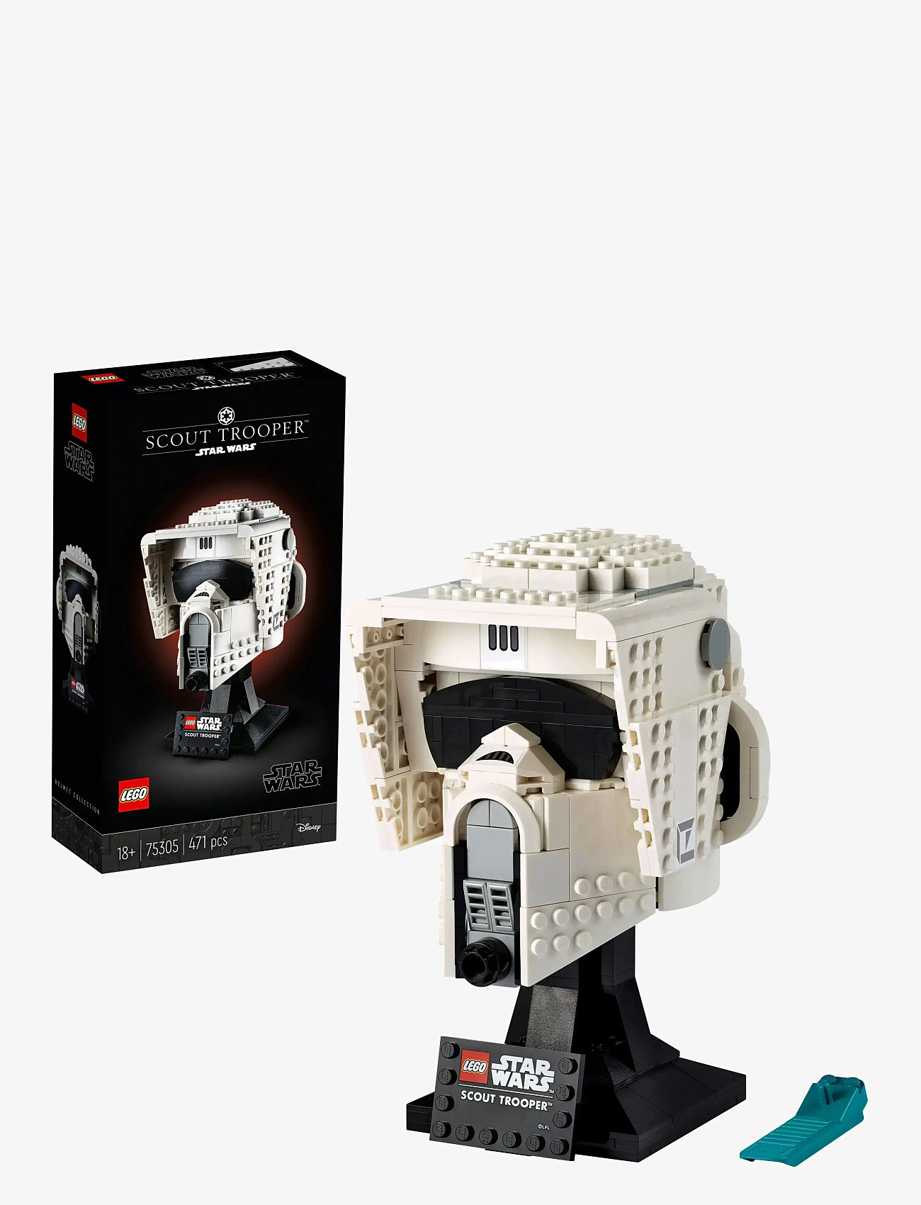 LEGO - Scout Trooper Helmet Set for Adults - multicolor - 0